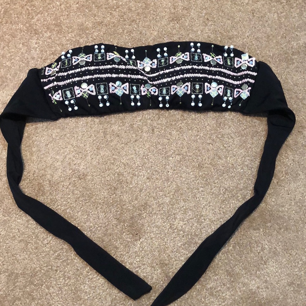 Strapless bathing suit top